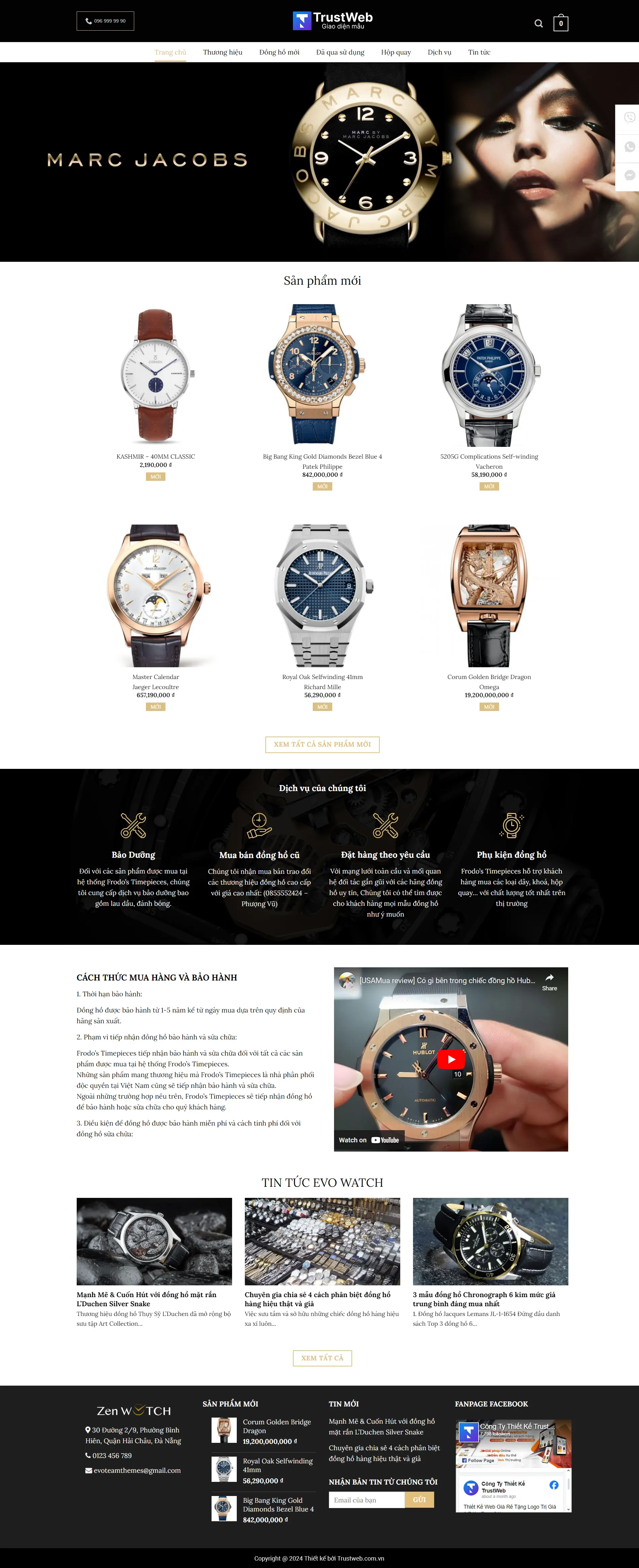 THIET KE WEBSITE TRUSTWEB