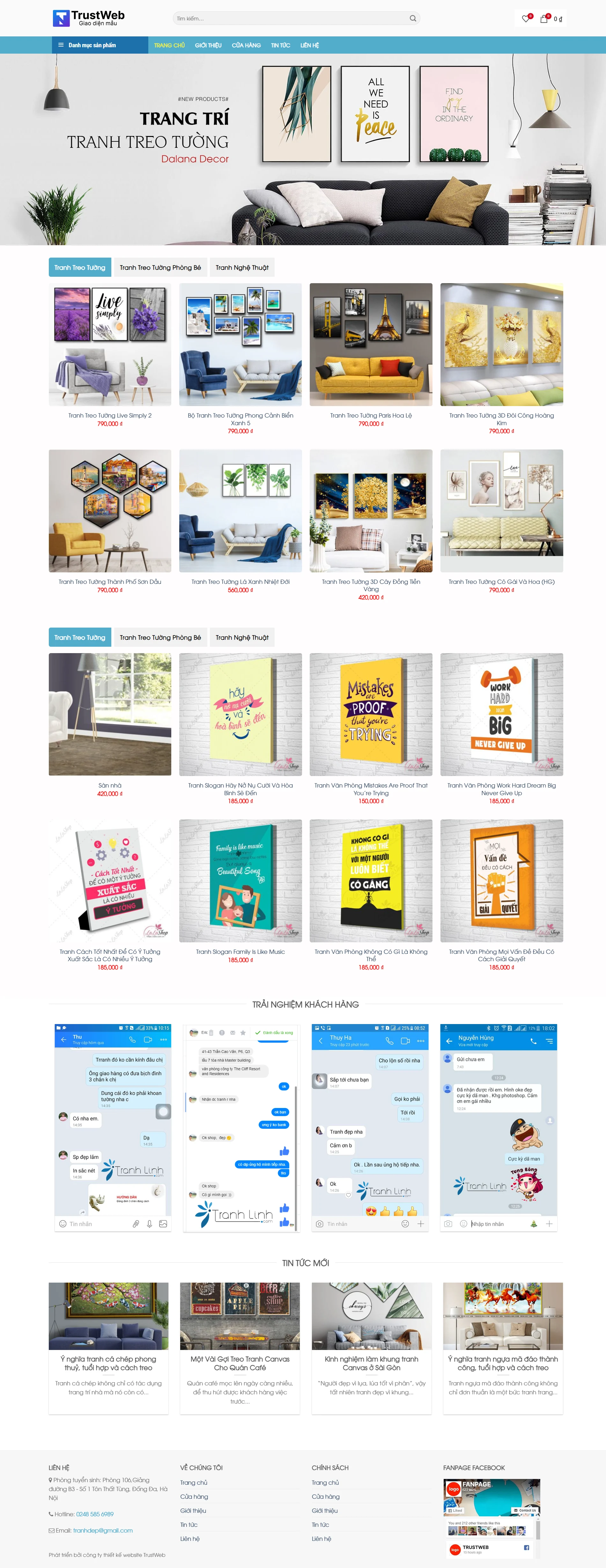 THIET KE WEBSITE TRUSTWEB