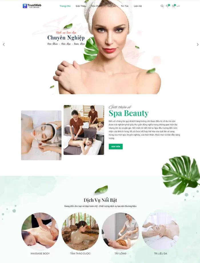 thiet ke web spa 2